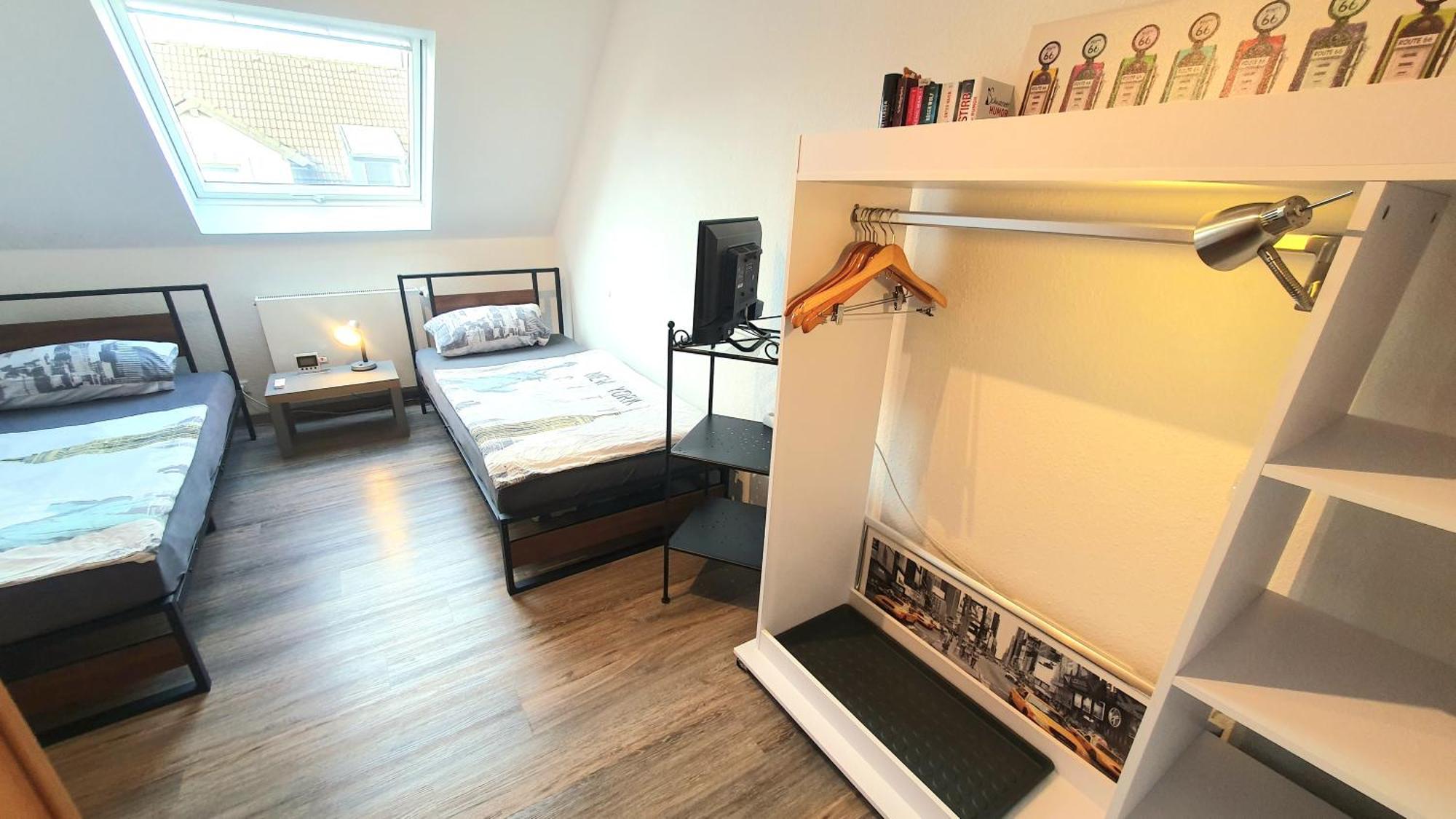 Frankes Sleep Inn, 4, 2, 1 Raumwohnungen, Sauna Velbert Esterno foto